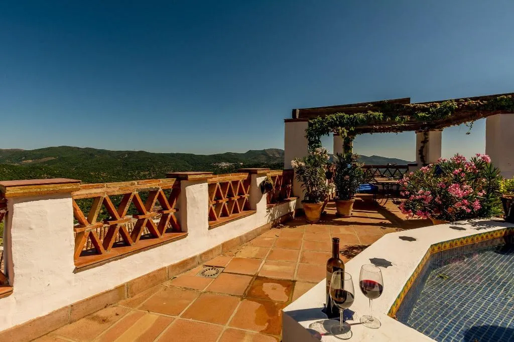 Terrace, Hotel Los Castaños, Costa Del Sol