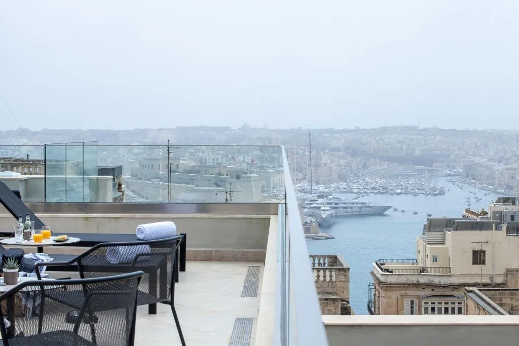 Terrace, The Cumberland, Malta