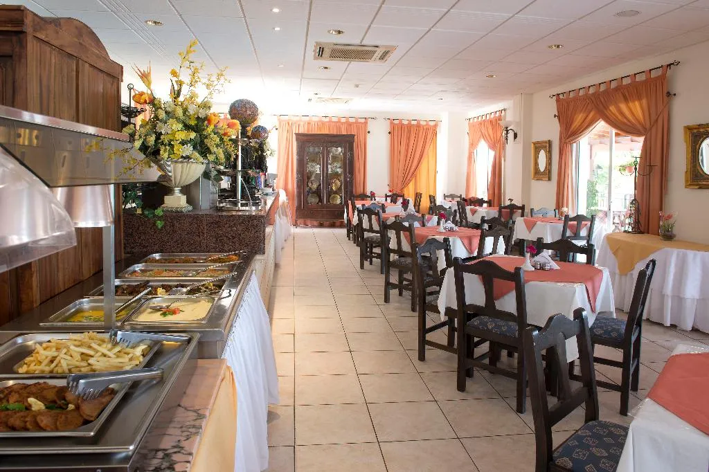 Restaurant, Akamanthea Holiday Village, Cyprus