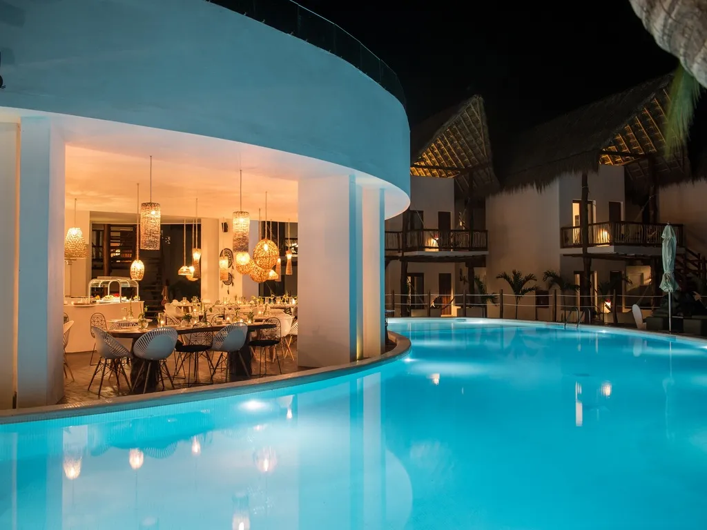 Restaurant, Villas Hm Palapas Del Mar, Cancun Area