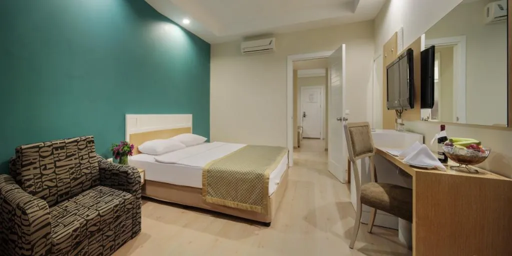 DOUBLE SINGLE USE LAND VIEW Room, Green Bay Resort, Bodrum