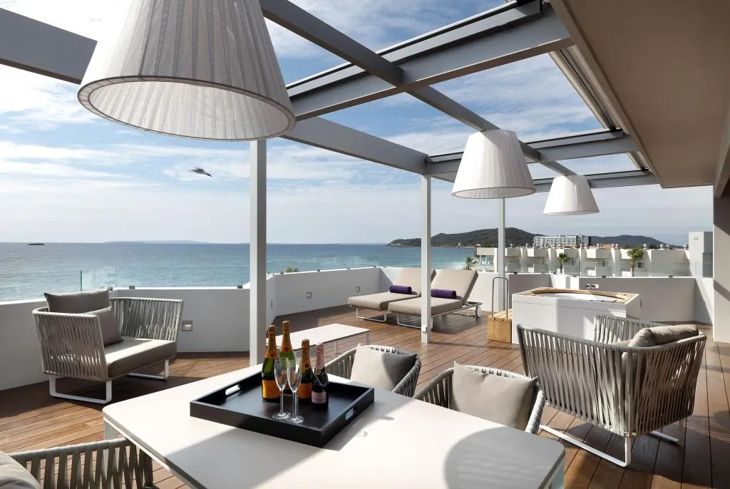 Terrace, Hotel Garbi Ibiza & Spa, Ibiza