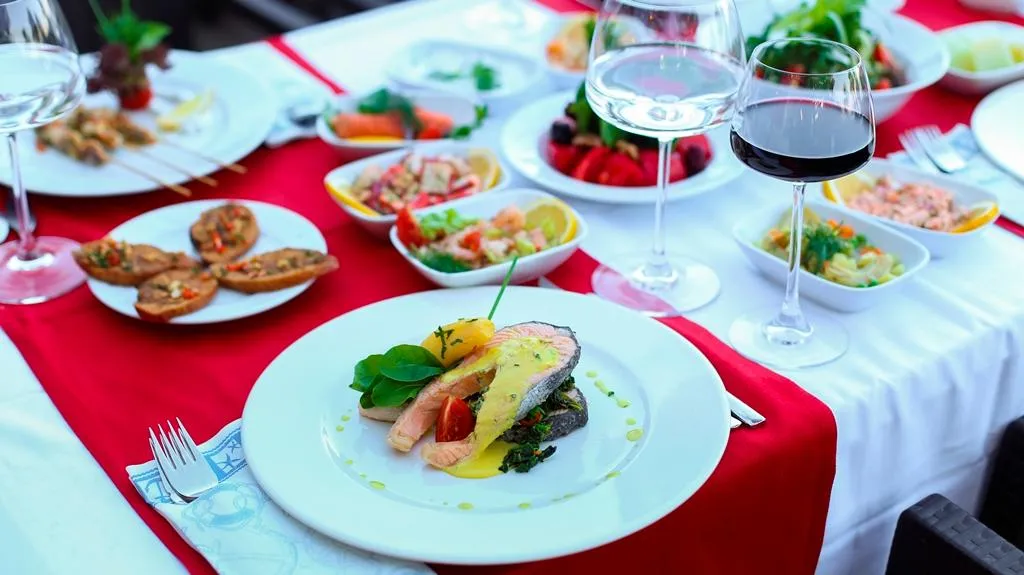 Restaurant, Pirates Beach Club, Antalya