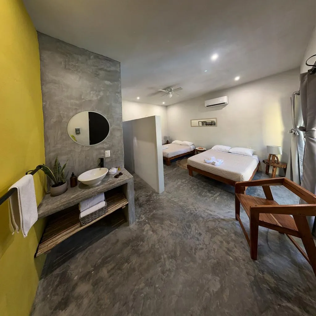 TWIN BASIC Room, Hotel Carlitos Tulum, Cancun Area
