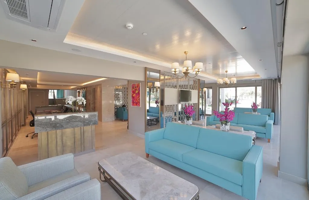 Lobby, Rawda Hotel Altinoluk, Izmir