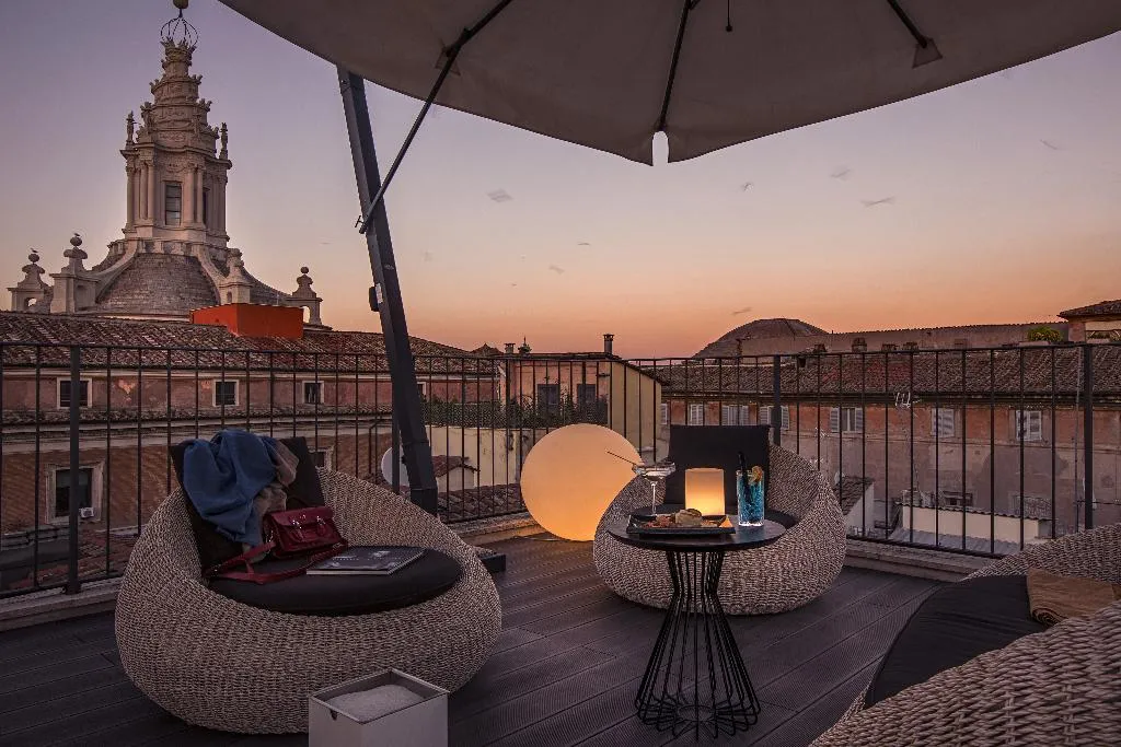 Terrace, Palazzo Navona, Rome