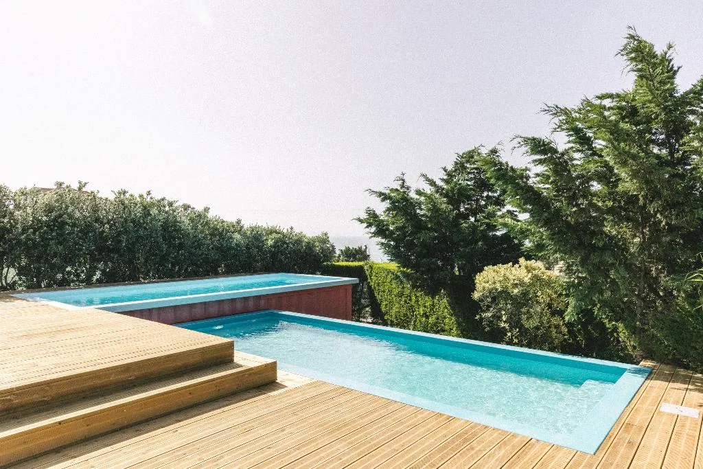 Pool, You and the sea, Lisbon