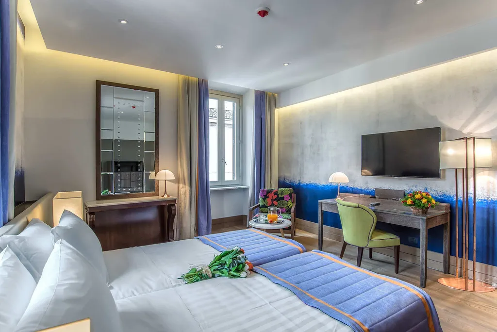 DOUBLE DELUXE Room, Martis Palace Hotel, Rome