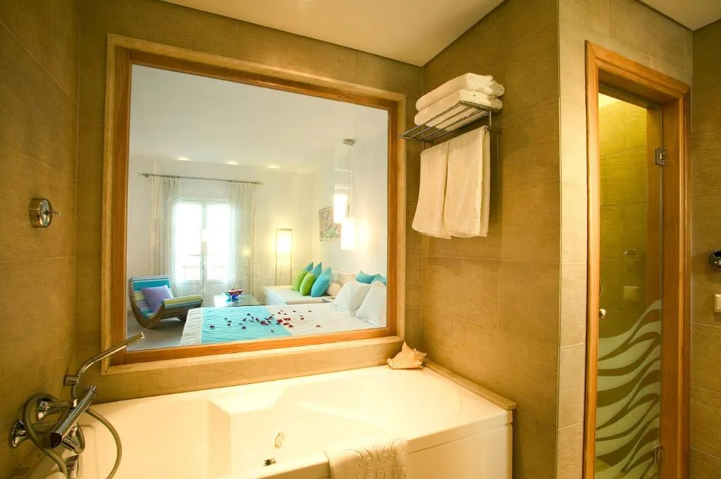 TRIPLE DELUXE Room, Petasos Beach Resort & Spa, Mykonos