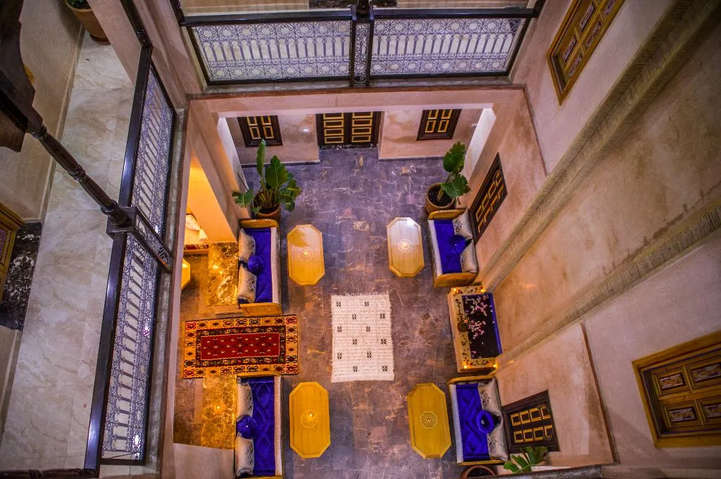 Lobby, Riad Qamar, Marrakech