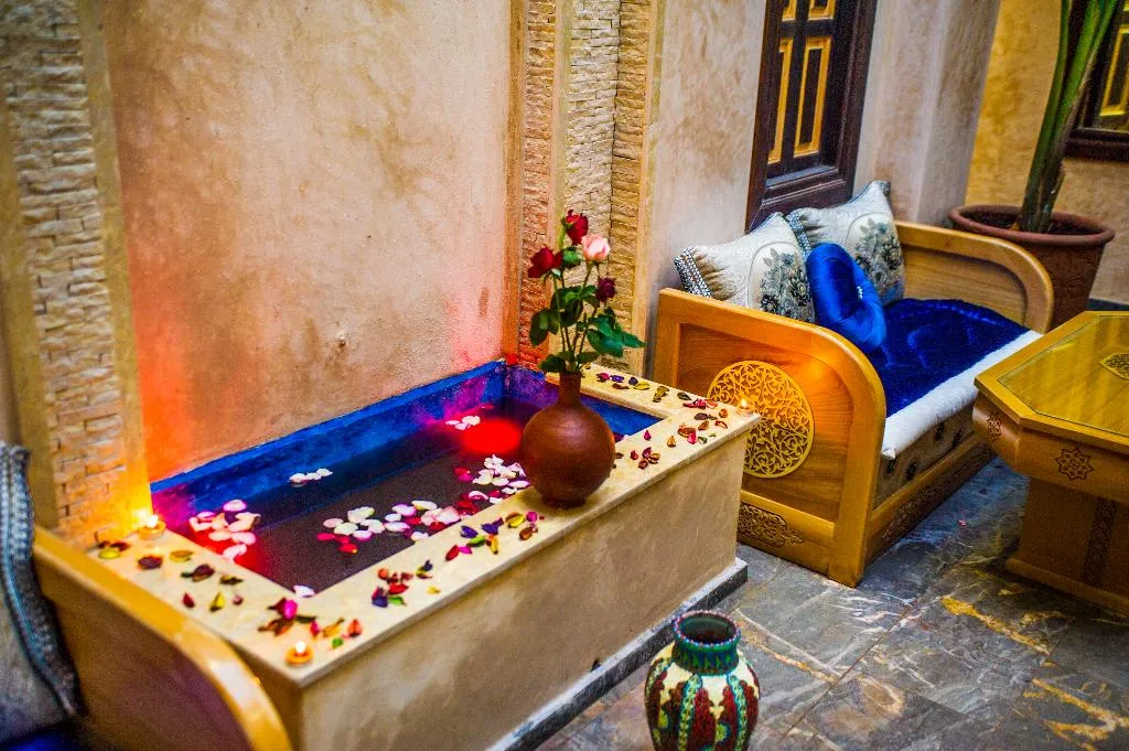 Lobby, Riad Qamar, Marrakech