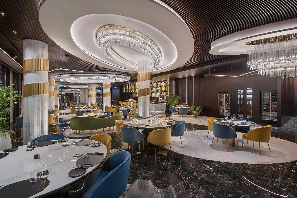 Restaurant, Adams Beach Hotel, Cyprus