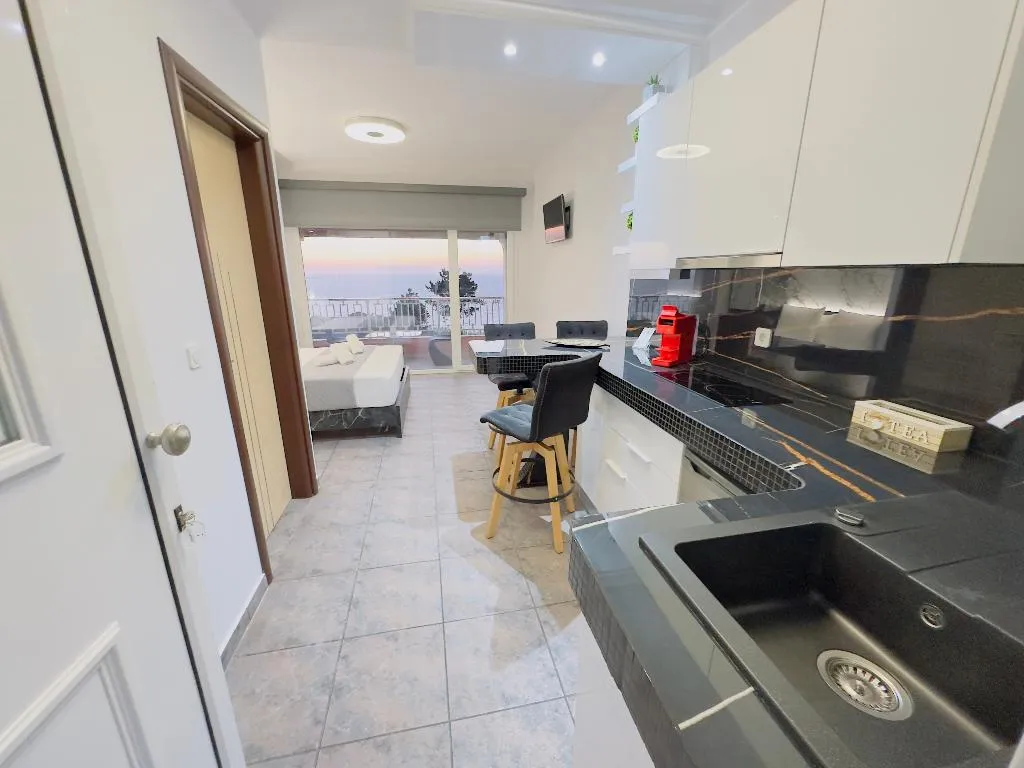 STUDIO SEA VIEW WITH AIR CONDITIONING Room, Nikos Apartments Corfu, Corfu