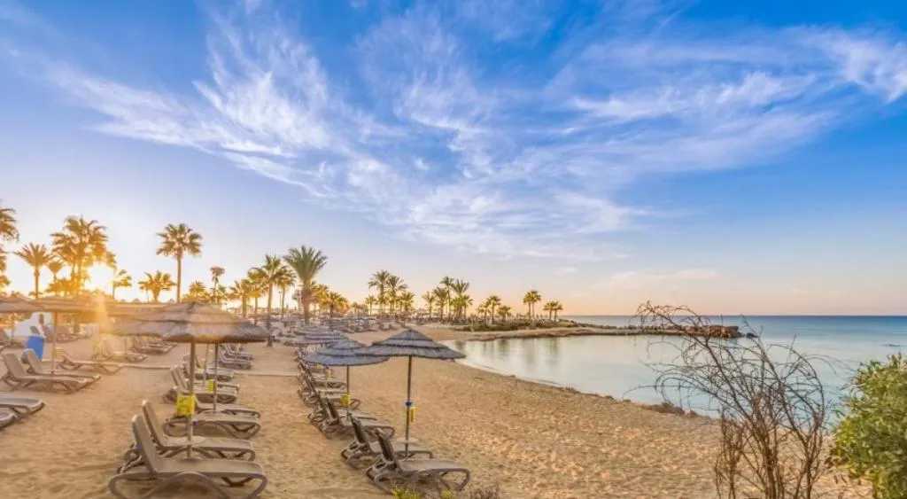 Beach, Adams Beach Hotel, Cyprus