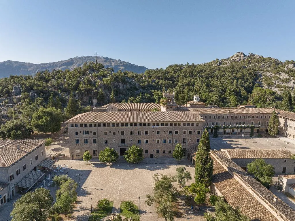 General view, Santuario de Lluc, Majorca