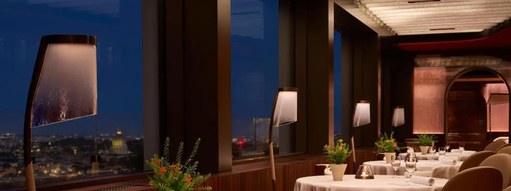 Restaurant, Rome Cavalieri, A Waldorf Astoria Hotel, Rome