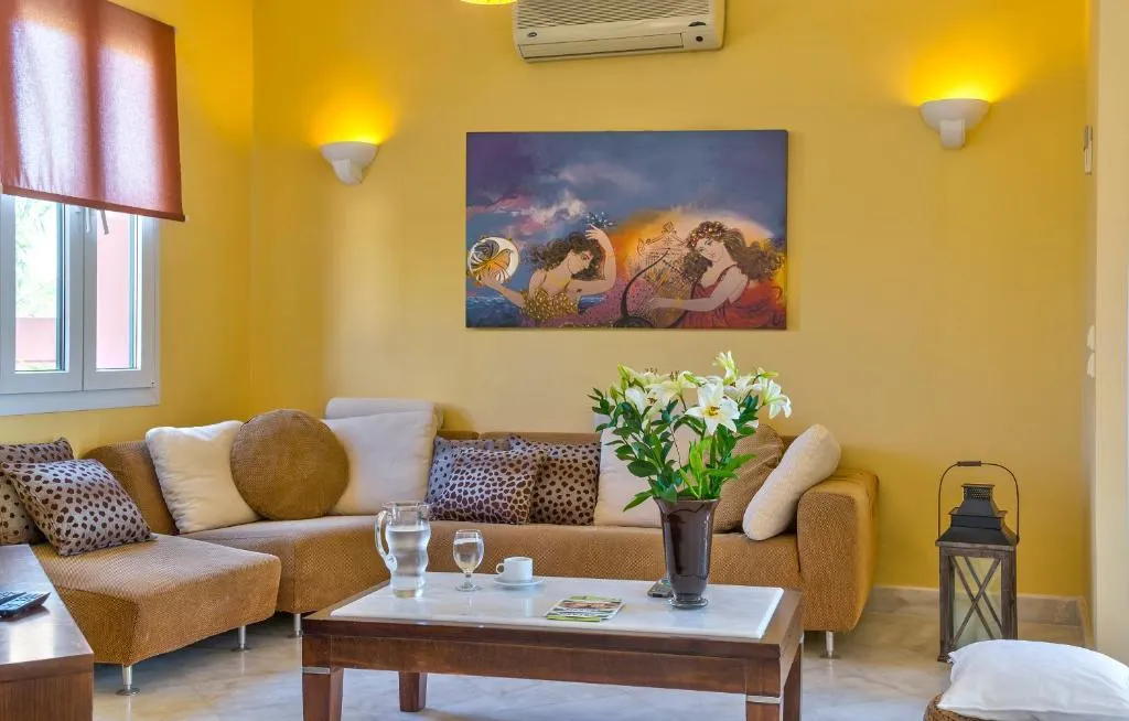 Lobby, Daphnis Villas, Crete