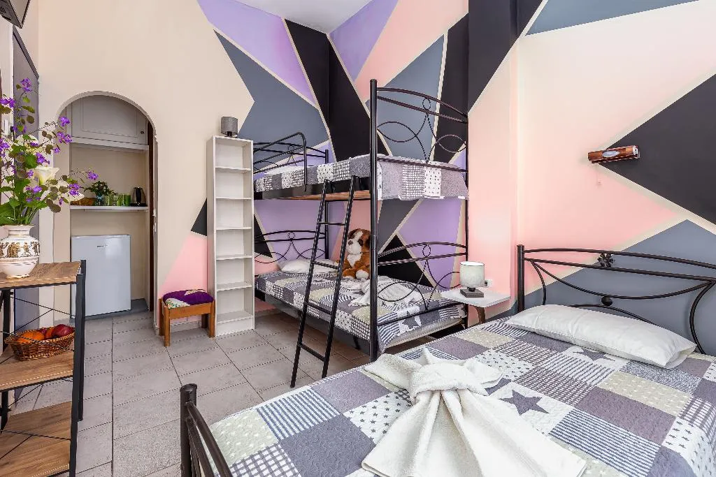 QUADRUPLE LAND VIEW Room, Riviera Seaside Hotel, Corfu