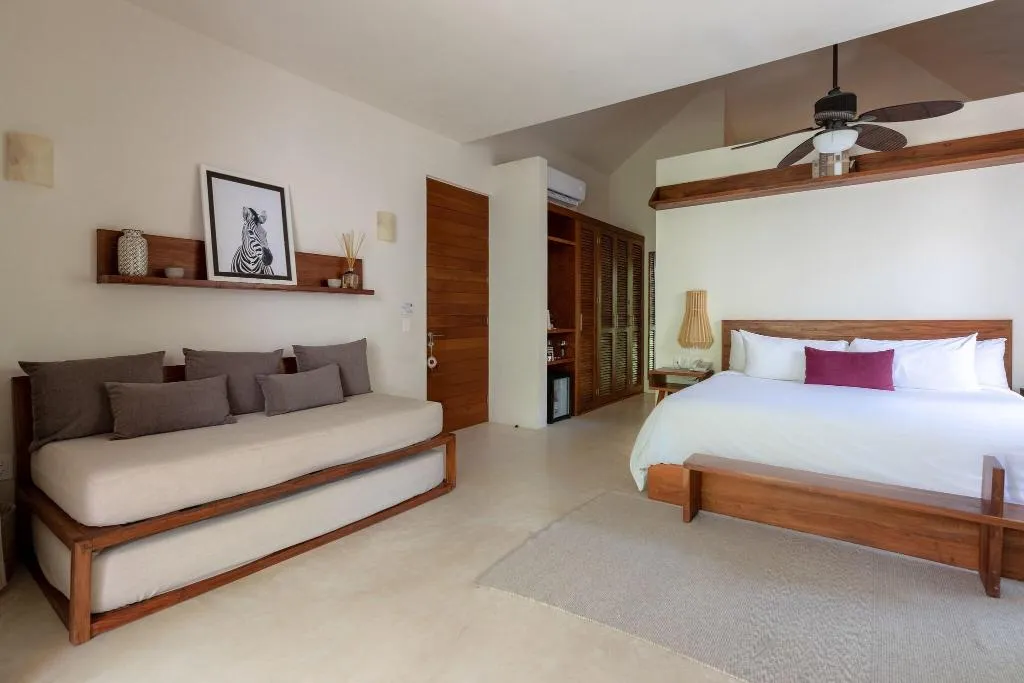 SUITE GARDEN VIEW KING BED Room, La Zebra Tulum, a Small Luxury Hotel, Cancun Area