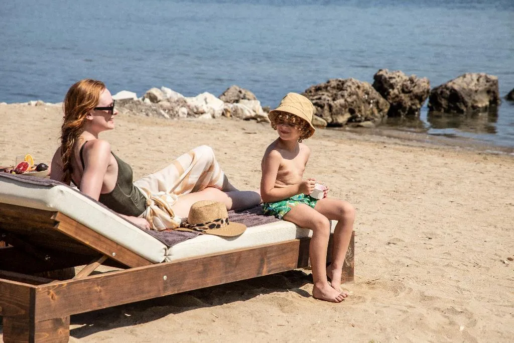 Beach, Kerkyra Blue Hotel N' Spa, Corfu