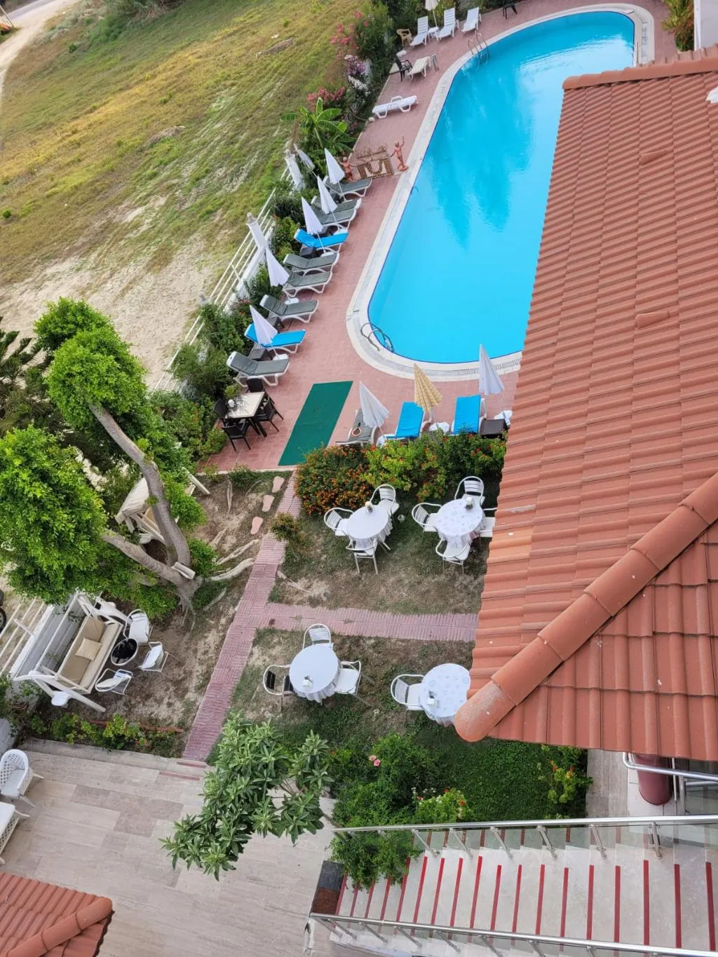 Terrace, Carna Garden Hotel, Antalya