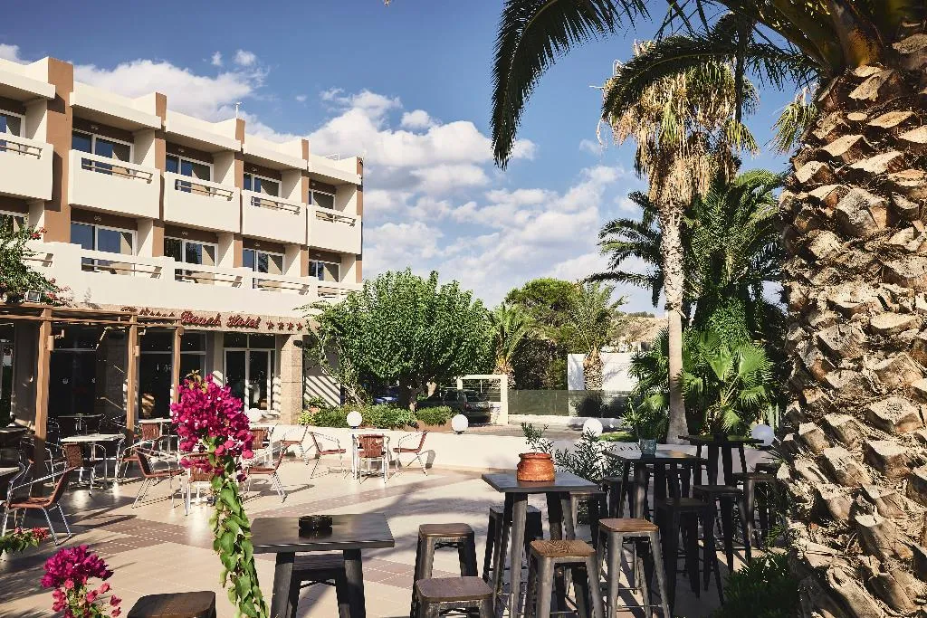 Terrace, Tylissos Beach Hotel - Adults Only, Crete