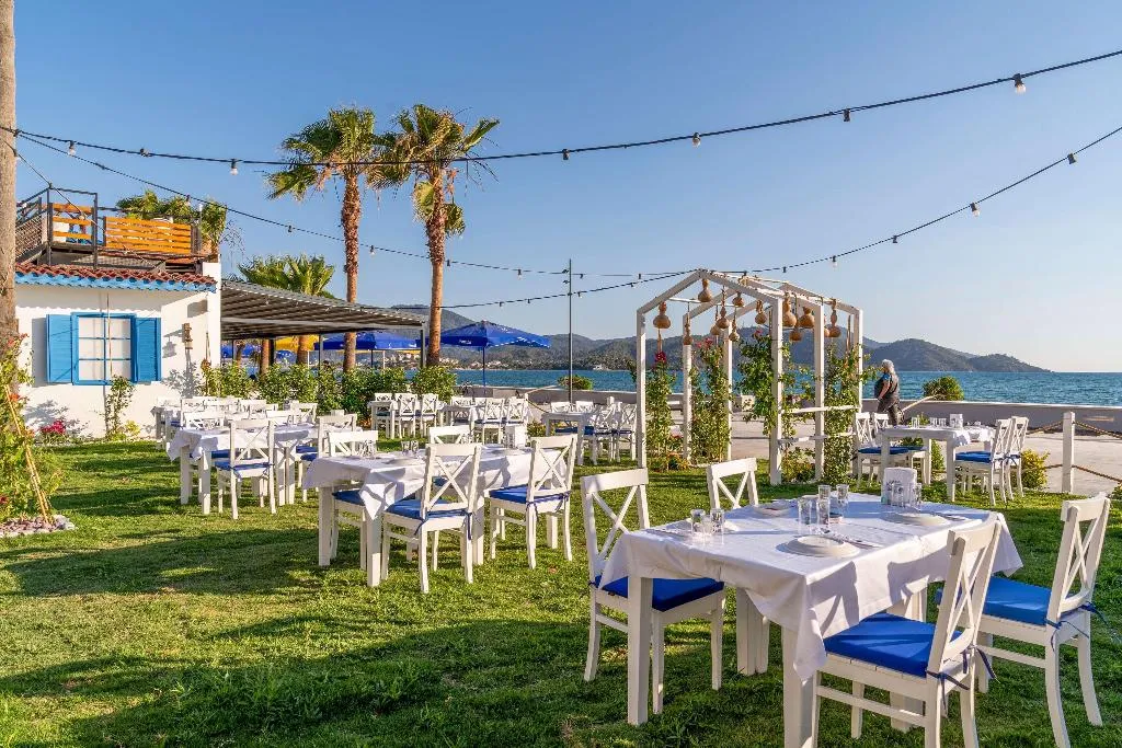 Restaurant, Uras Beach Hotel, Dalaman