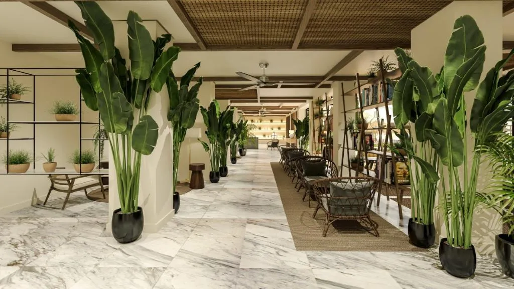 Lobby, Hotel Eden Nord Soller, Majorca