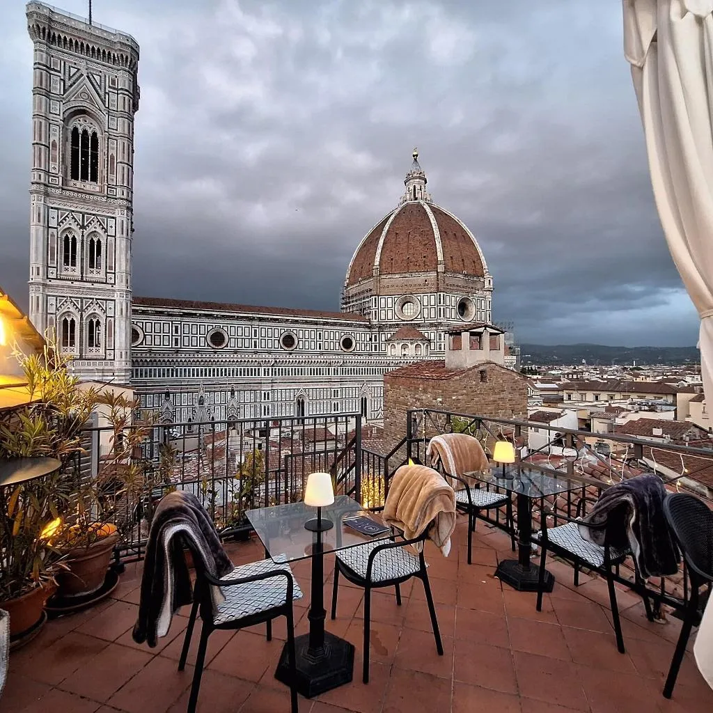 Terrace, Hotel De Lanzi, Florence
