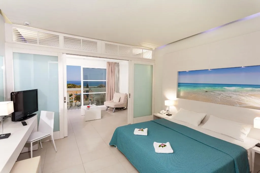 JUNIOR SUITE SEA VIEW Room, Lindos White hotel & suites, Rhodes