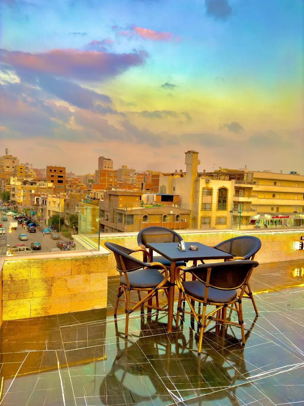 General view, Pyramids Enigma Grand Lodge, Cairo
