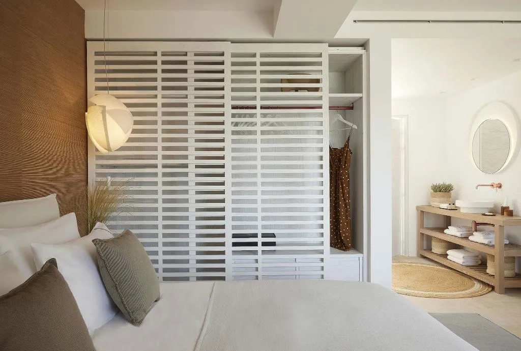 DOUBLE SINGLE USE SEA VIEW Room, Once In Mykonos Luxury Resort, Mykonos