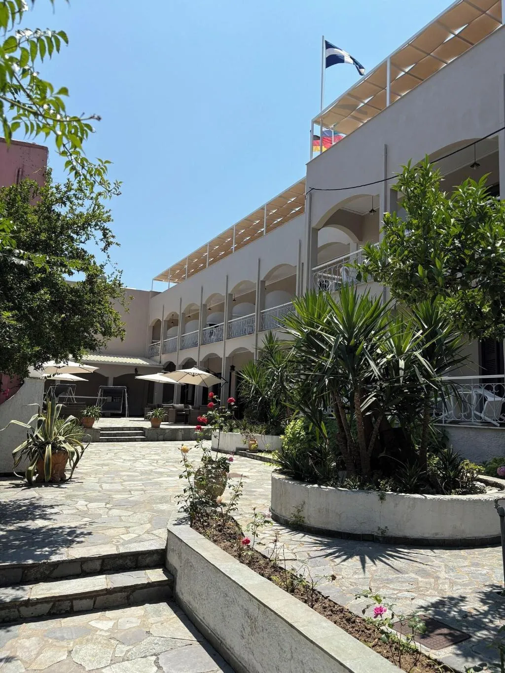 General view, Benitses Arches, Corfu