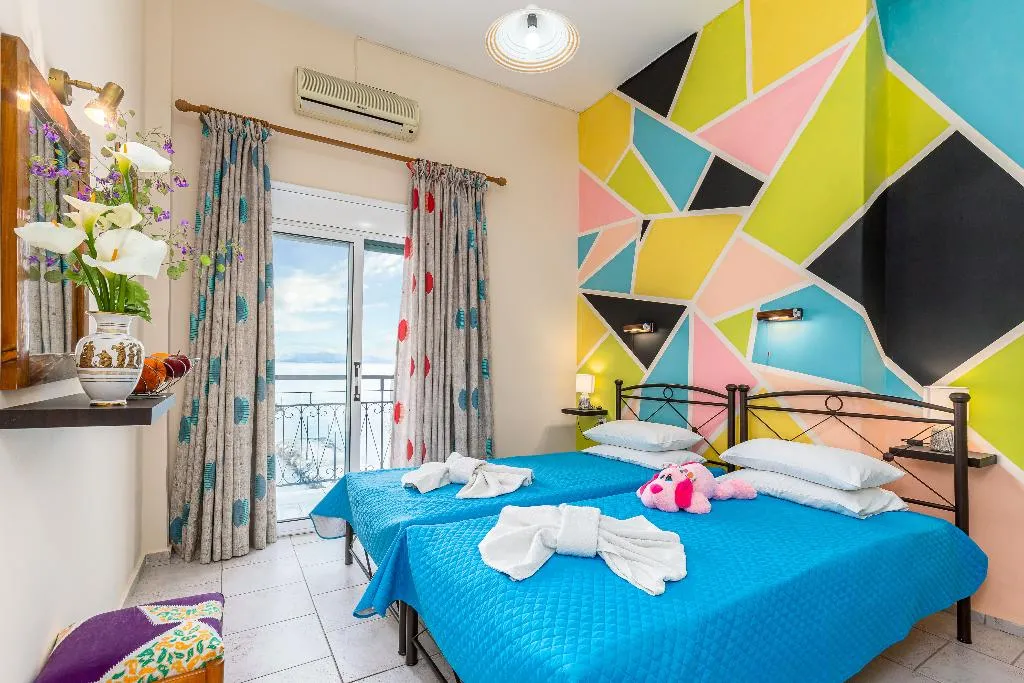 DOUBLE SEA VIEW Room, Riviera Seaside Hotel, Corfu