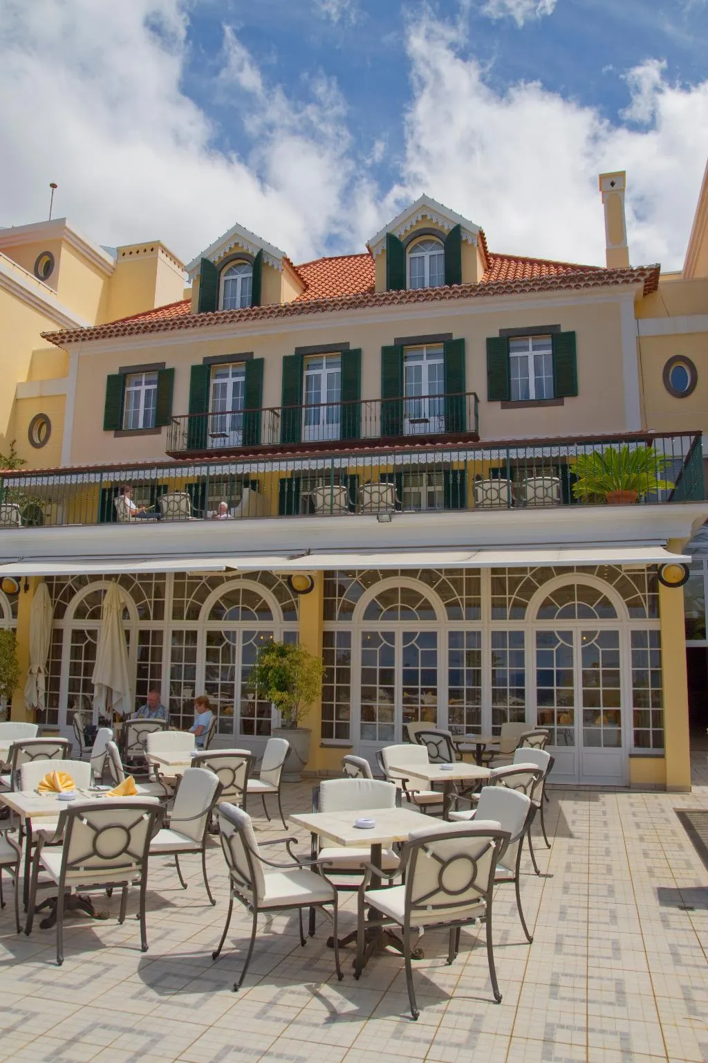Terrace, Quinta Bela Sao Tiago, Madeira