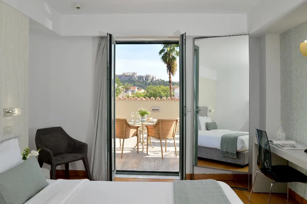 SINGLE DELUXE WITH VIEWS Room, Athenaeum Eridanus Luxury Hotel, Athens