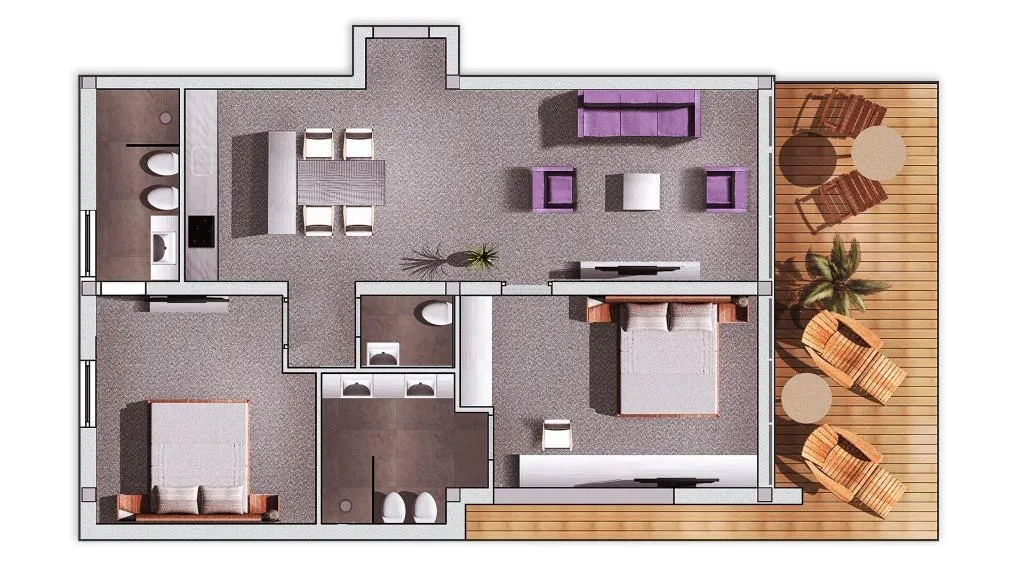 Room, Marina Baotić Apartments, Split