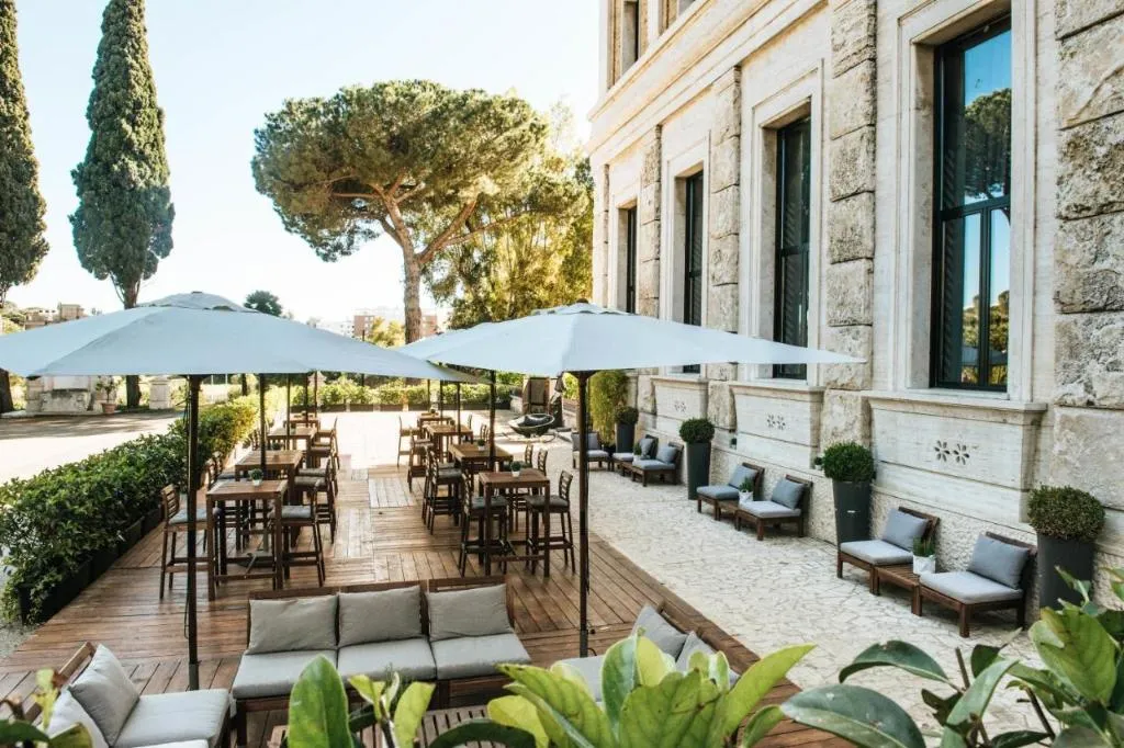 Terrace, Th Roma - Carpegna Palace, Rome