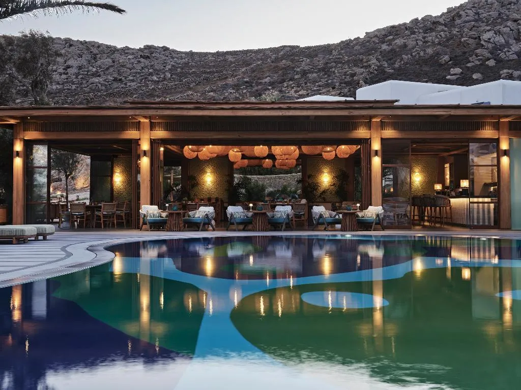 Restaurant, Myconian Sunrise Relais & Chateaux Hotel, Mykonos