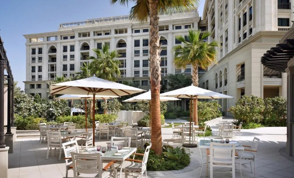 Terrace, Palazzo Versace Dubai, Dubai