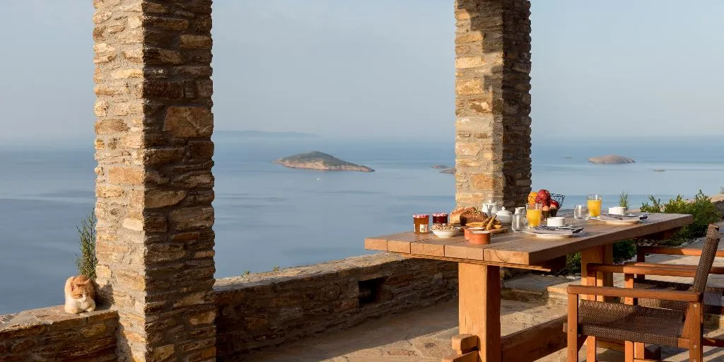 VILLA GRAND Room, Andross Tessera, Corfu