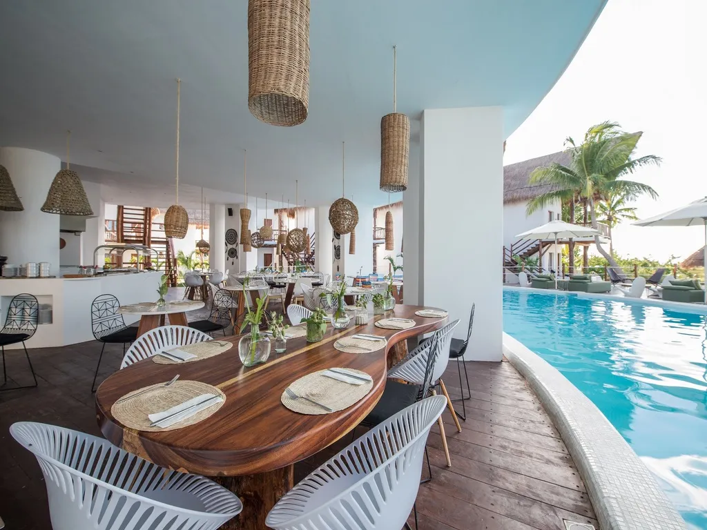 Restaurant, Villas Hm Palapas Del Mar, Cancun Area