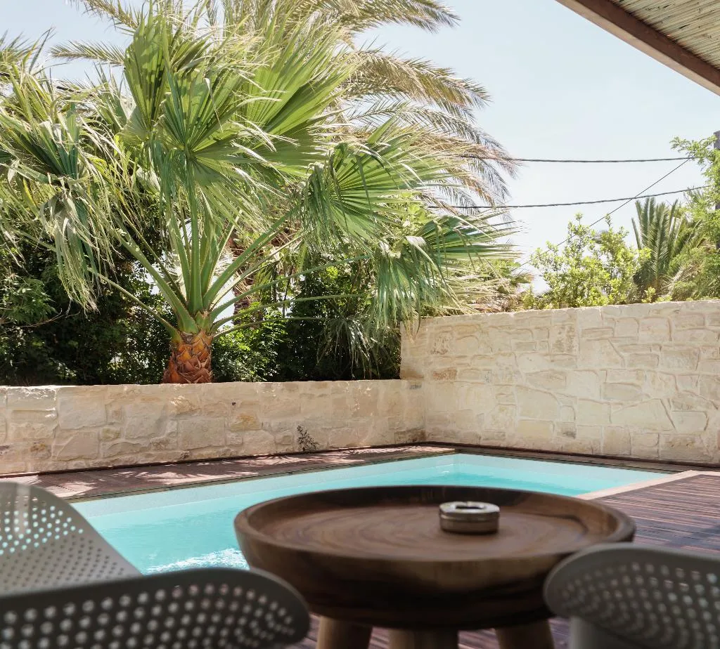 Double or Twin SUPERIOR WITH PRIVATE POOL Room, Tylissos Beach Hotel - Adults Only, Crete