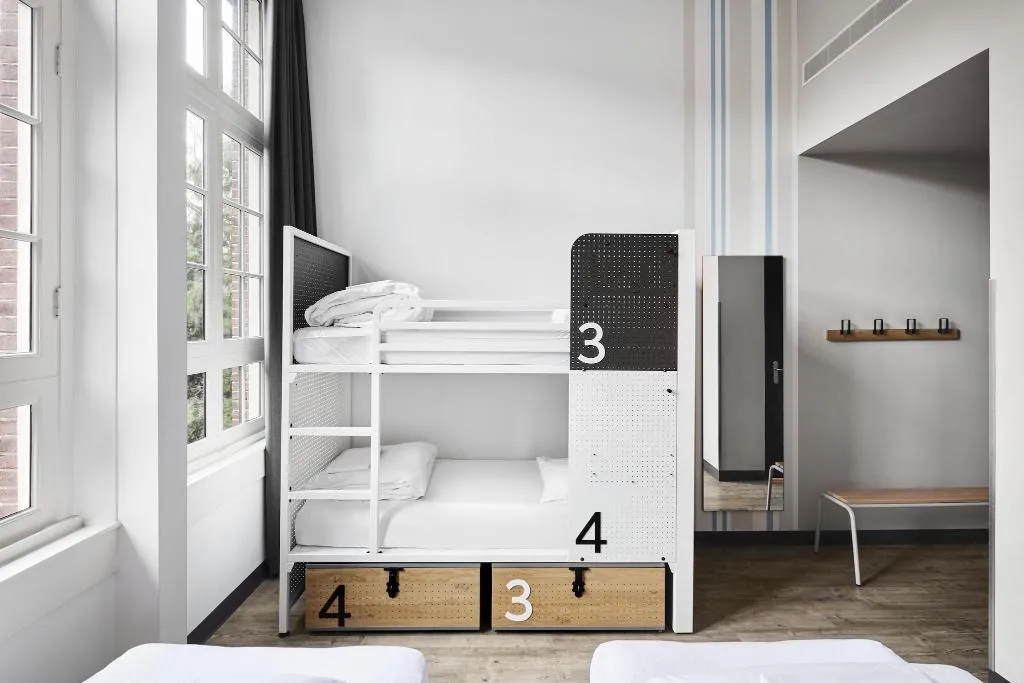 Bed in dormitory DELUXE Room, Generator Amsterdam, Amsterdam