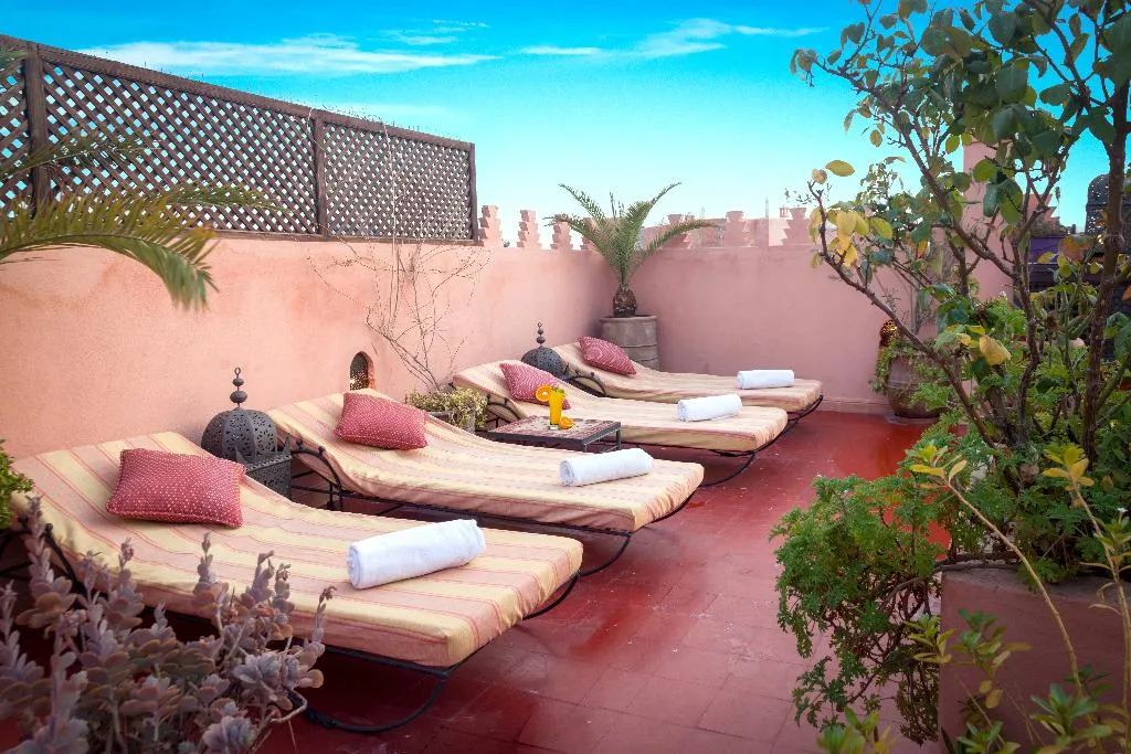 Terrace, Riad Sable Chaud, Marrakech