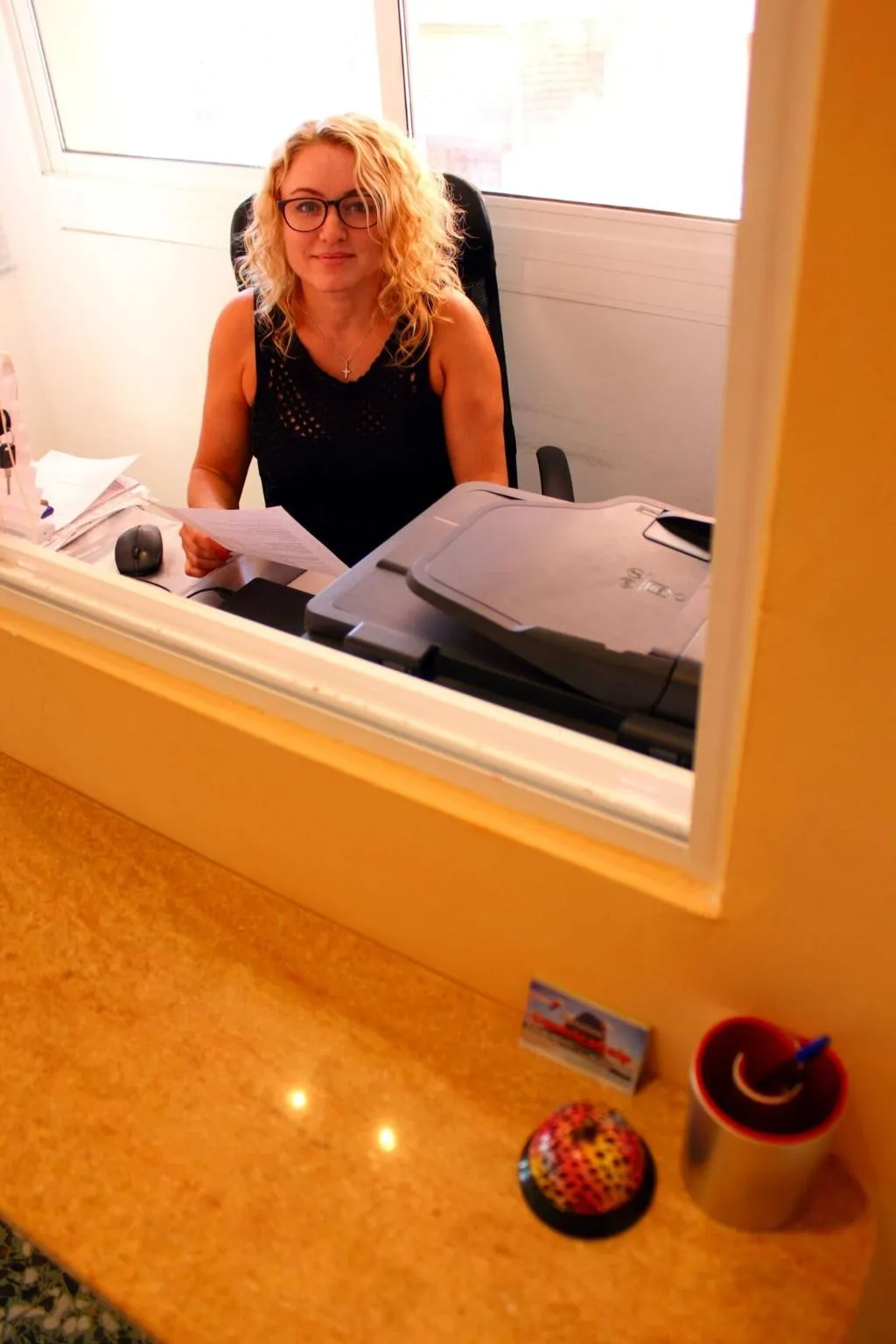 Lobby, Pension Centricacalp, Costa Blanca