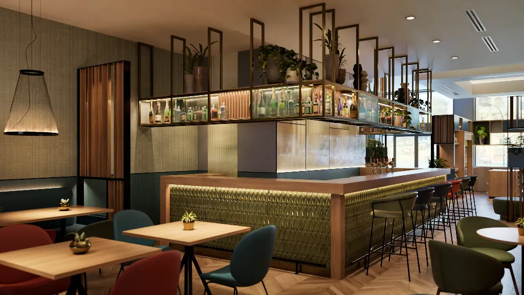 Bar, Hilton Garden Inn Rome Colosseum, Rome