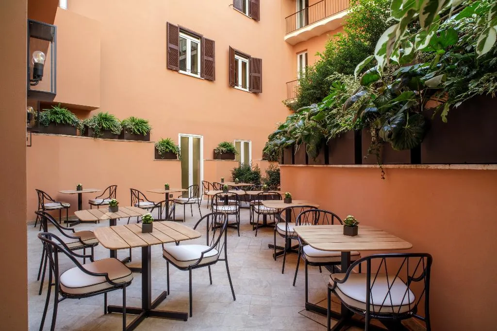 Terrace, Hotel Imperiale, Rome