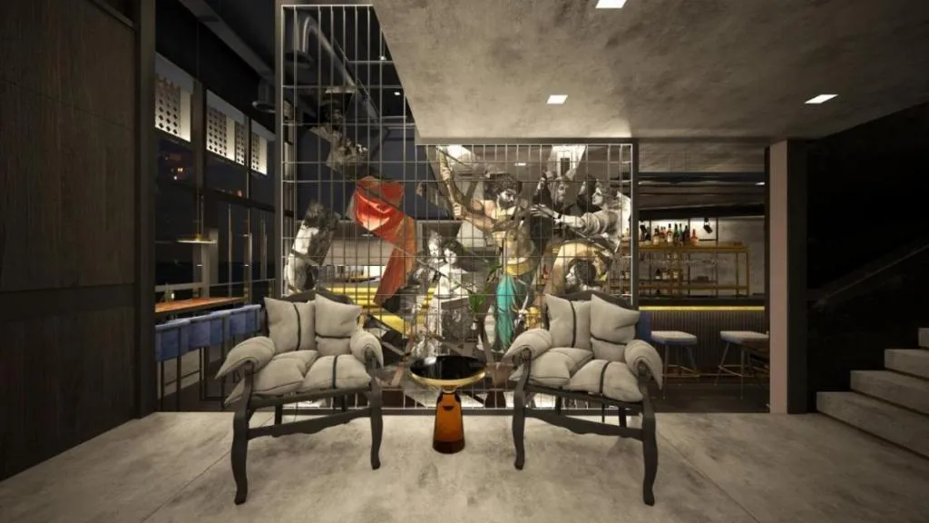 Lobby, Project 3 Urban Chic Hotel, Athens