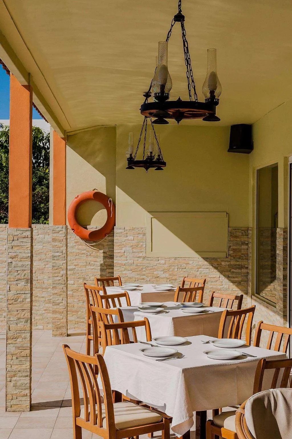 Restaurant, Hotel Esmeralda, Rhodes